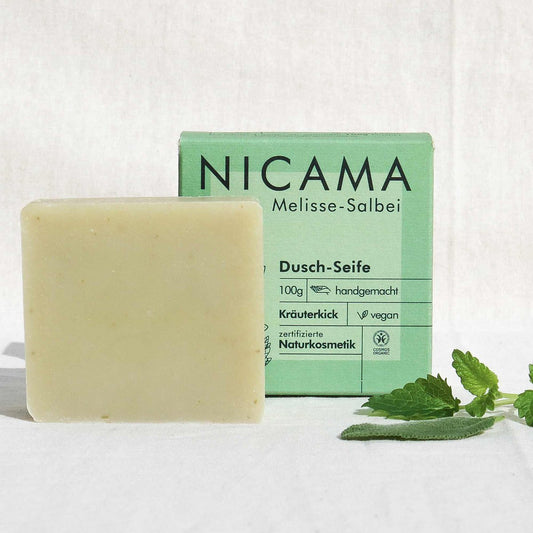 Duschseife - Melisse-Salbei - 100 g | NICAMA
