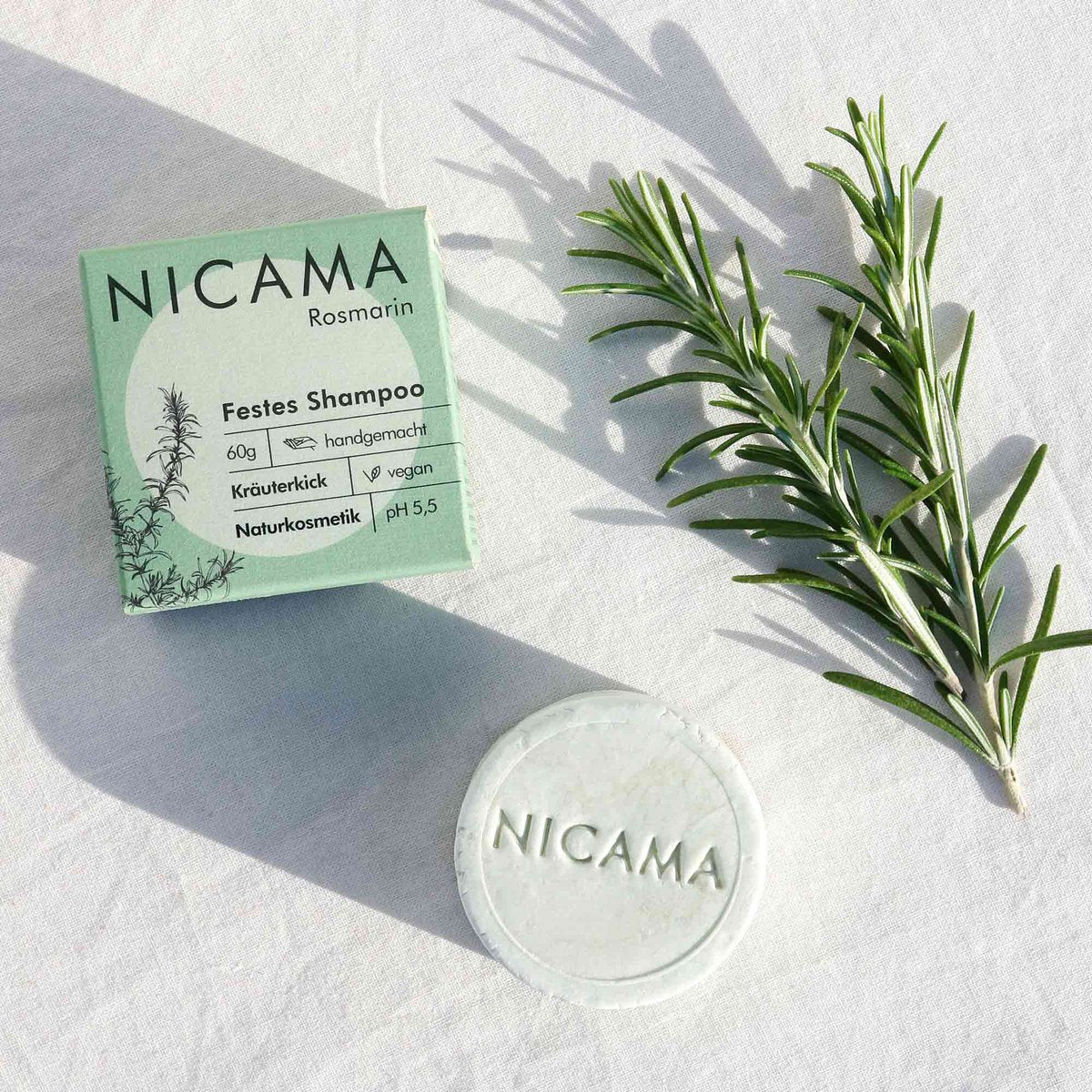 Festes Shampoo - Rosmarin | NICAMA