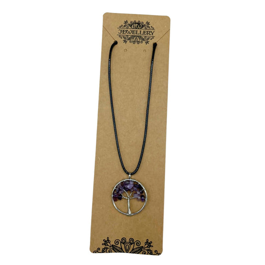 Anhänger – Lebensbaum – Amethyst