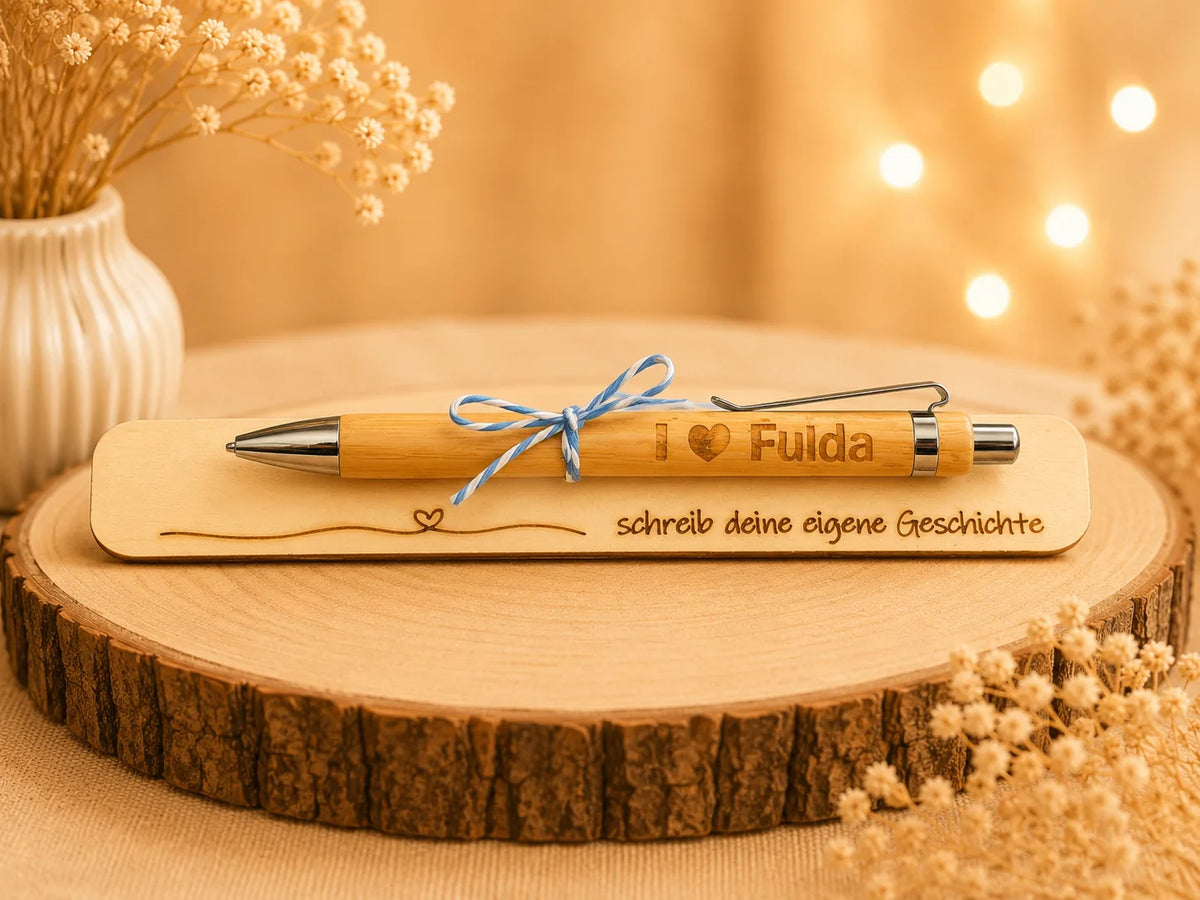 Kugelschreiber „I love Fulda“ von mk-kreativ