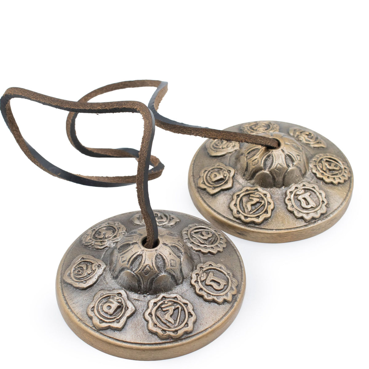 Tingsha – Messing premium 7 Chakren – 7 cm