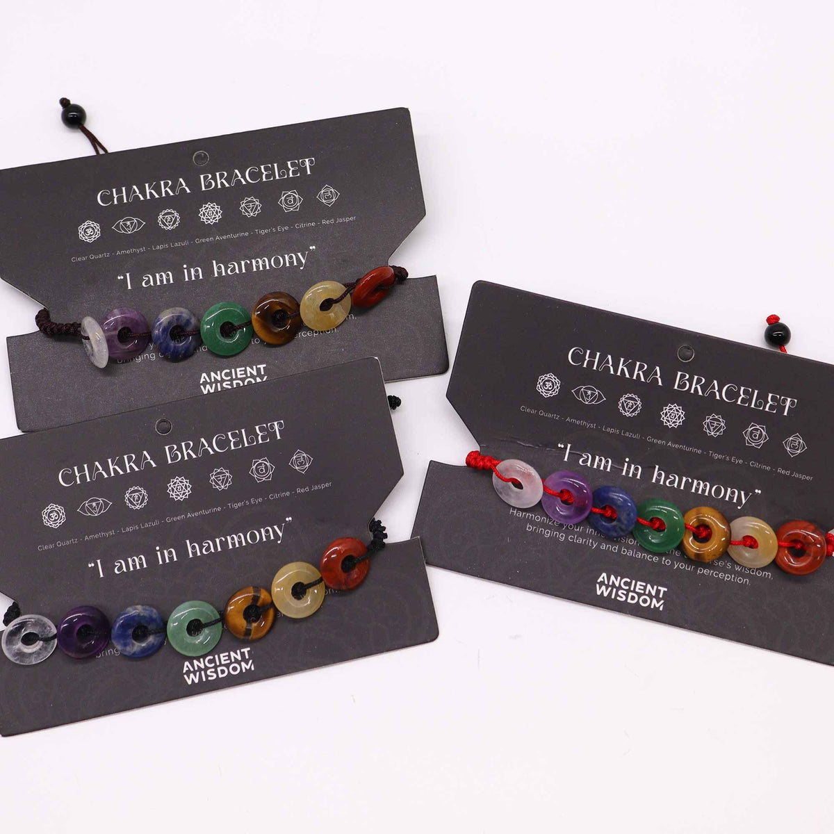 Armband – Chakra Schnur Mini-Donuts