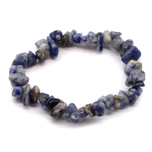 Armband – Edelsteinsplitter Sodalith