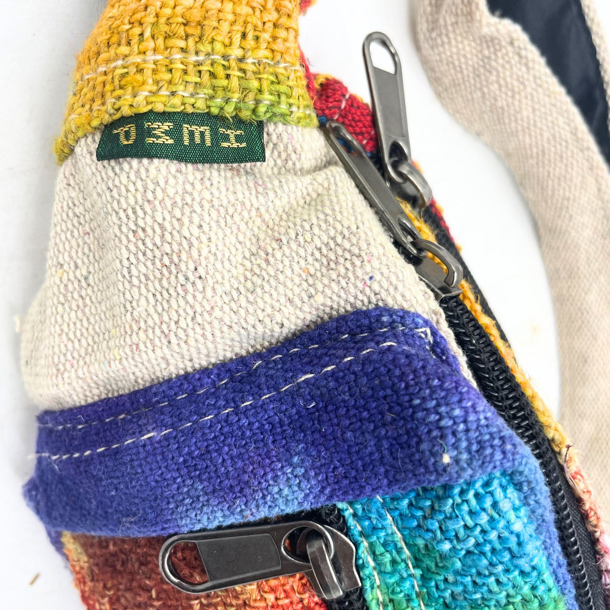 Gürteltasche – Hanf Batik