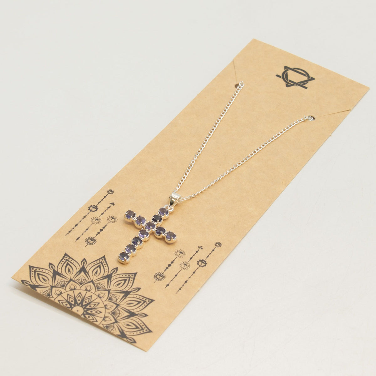Anhänger – Devotional versilbert Kette – Ionit-Kreuz