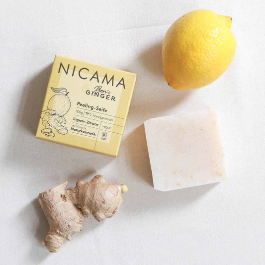 Peelingseife - Ingwer-Zitrone (x Ben's Ginger) - 100 g | NICAMA