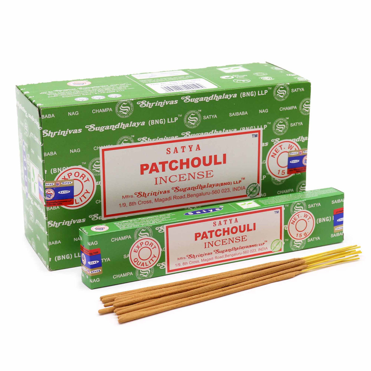 Räucherstäbchen – Satya Patchouli – 15 g