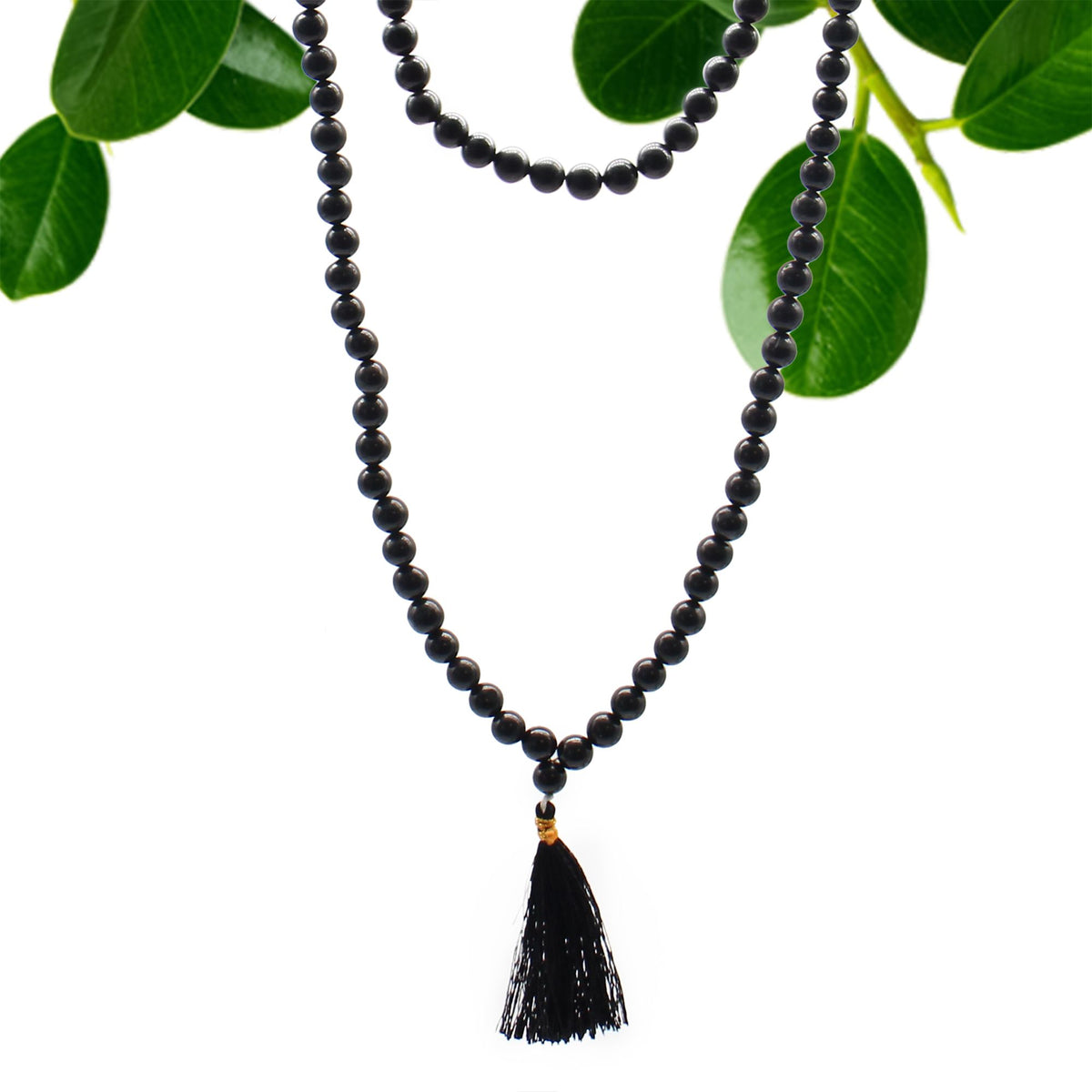 Mala – 108 Perlen – schwarzer Achat