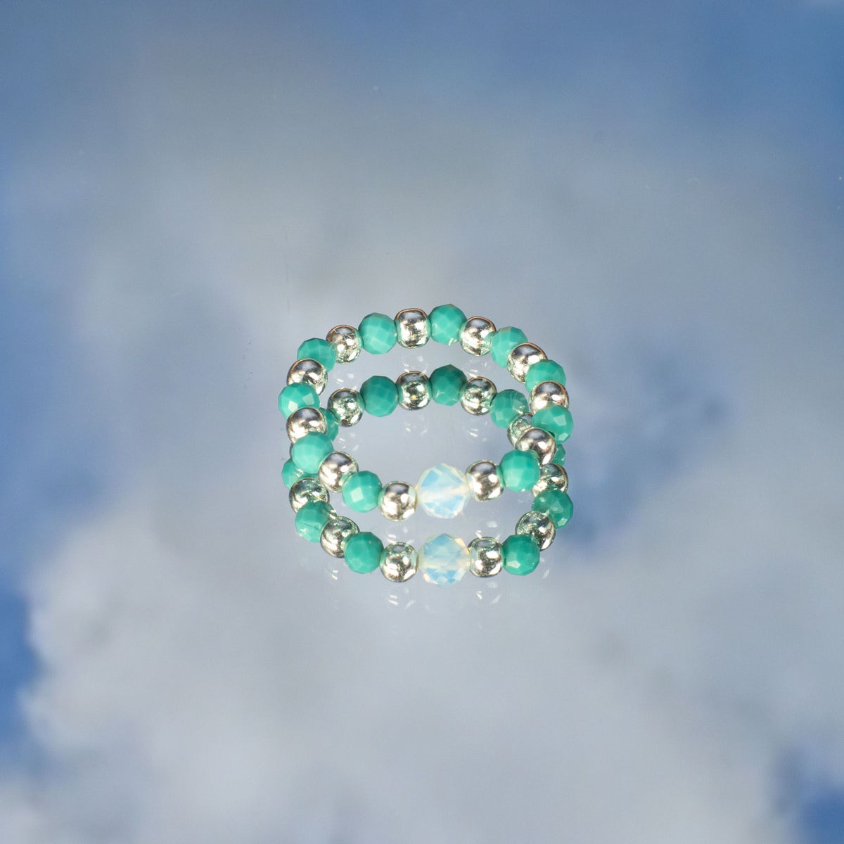 Ring-Set – Edelstein Nymph Spirit – Endless Ocean