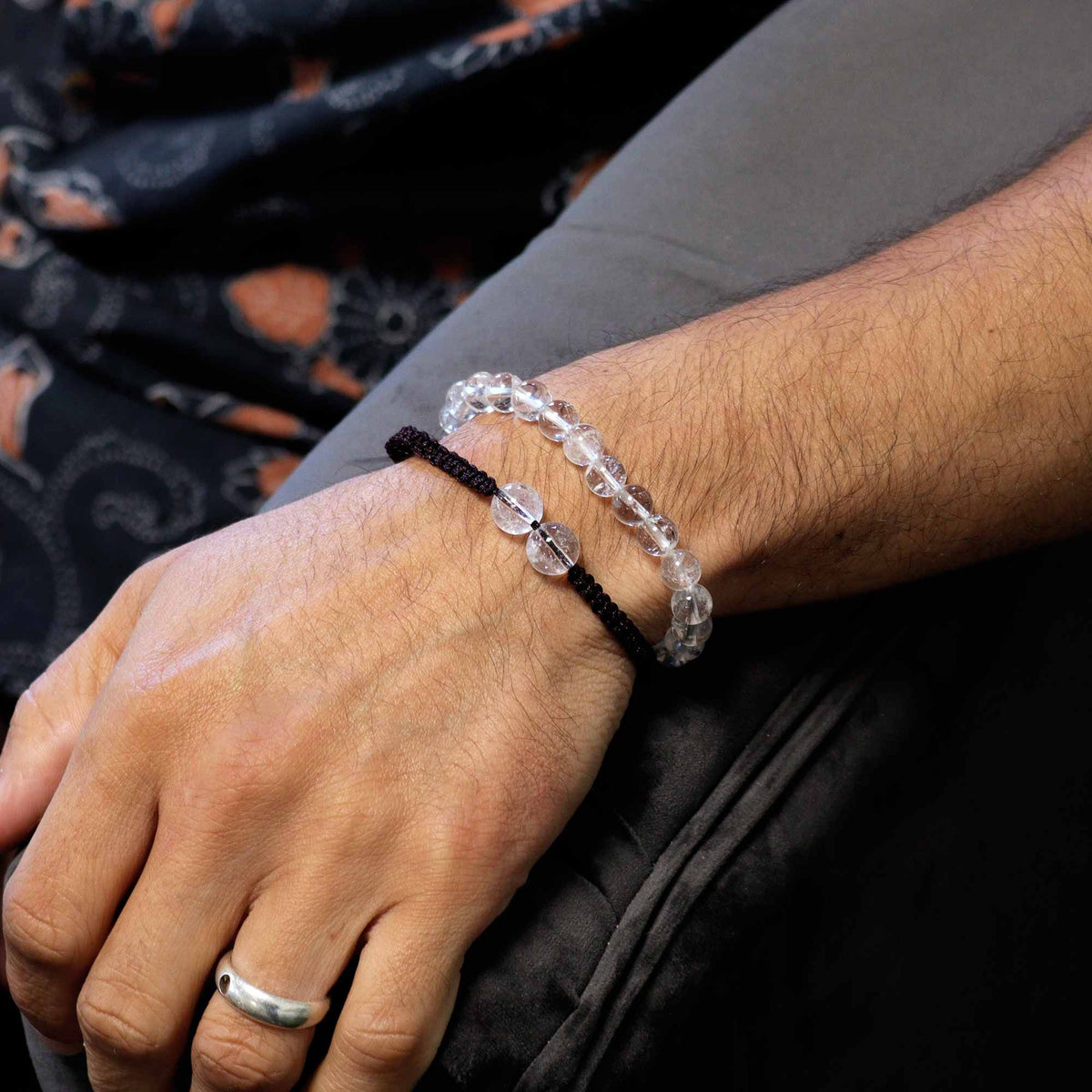 Armband – Edelstein Doppelkraft – Bergkristall