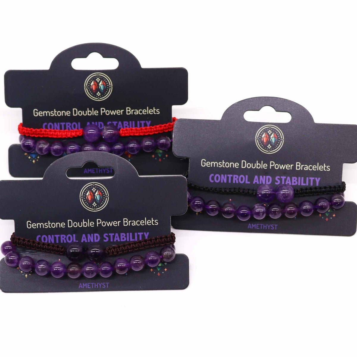 Armband – Edelstein Doppelkraft – Amethyst