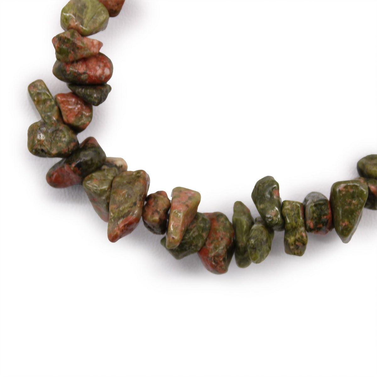 Armband – Edelsteinsplitter grüner Jaspis