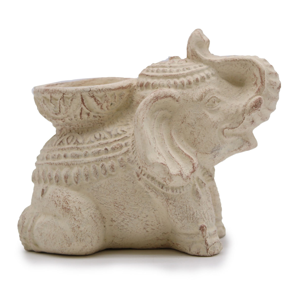 Räuchergefäß – Elefant creme