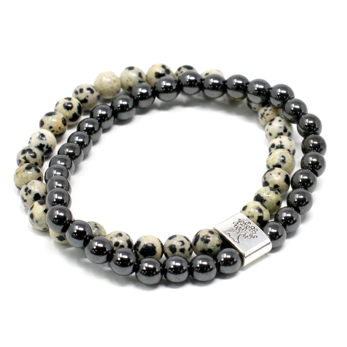 Armband – Magnet-Edelstein Dalmatiner-Jaspis