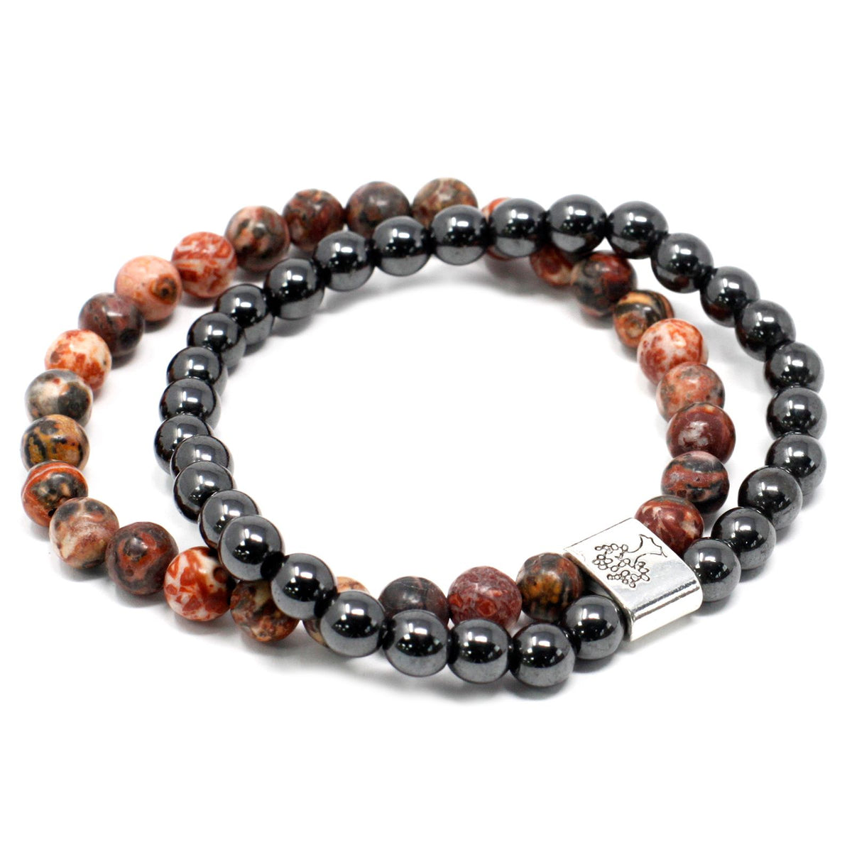 Armband – Magnet-Edelstein Leopardenfell-Jaspis