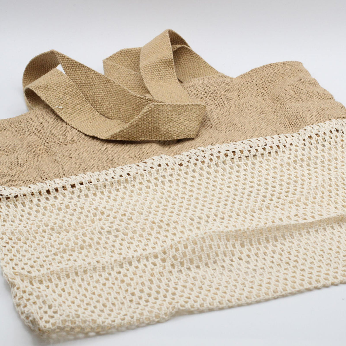 Netztasche – Jute & Baumwolle – natur
