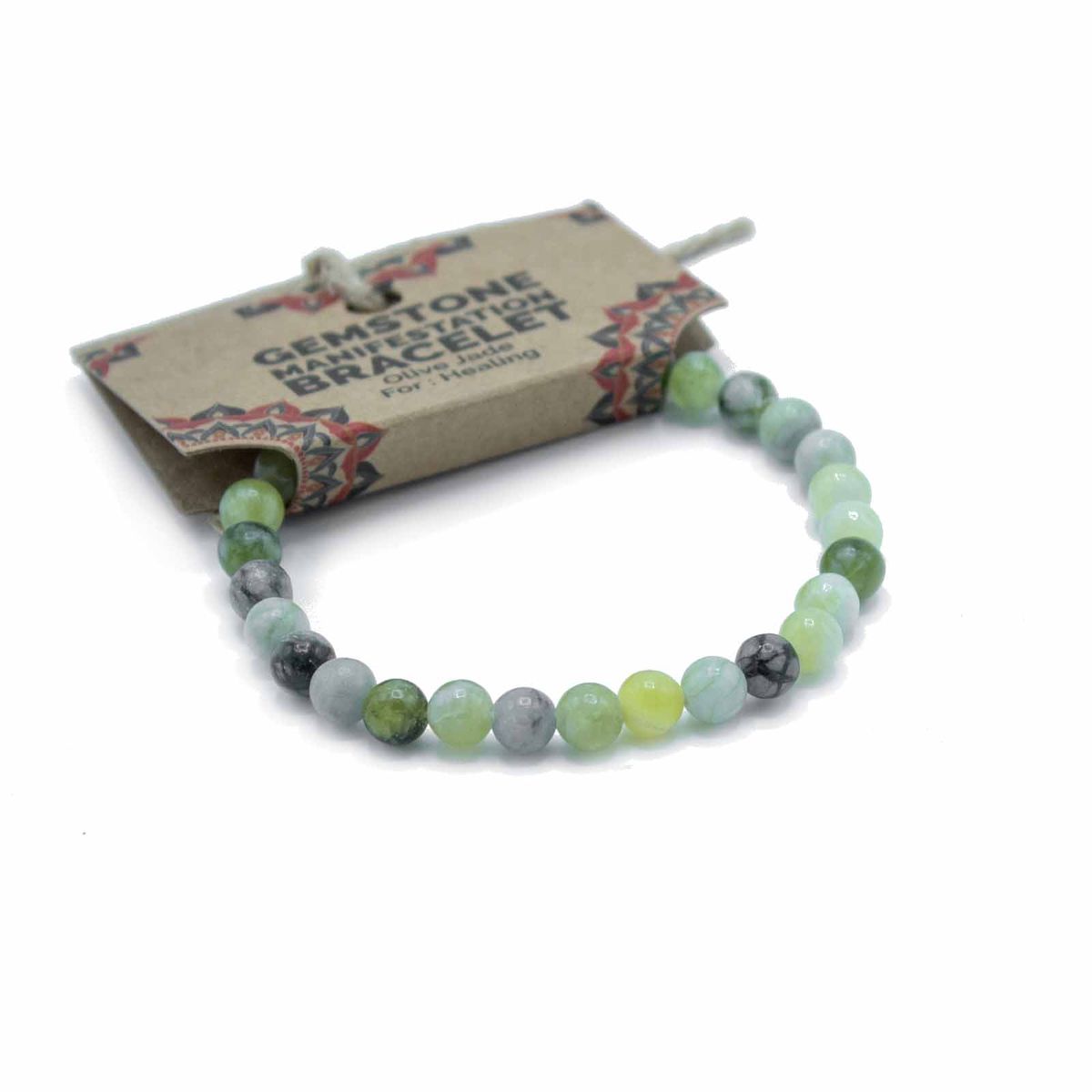 Armband – Manifestation Olivjade Ausgleich