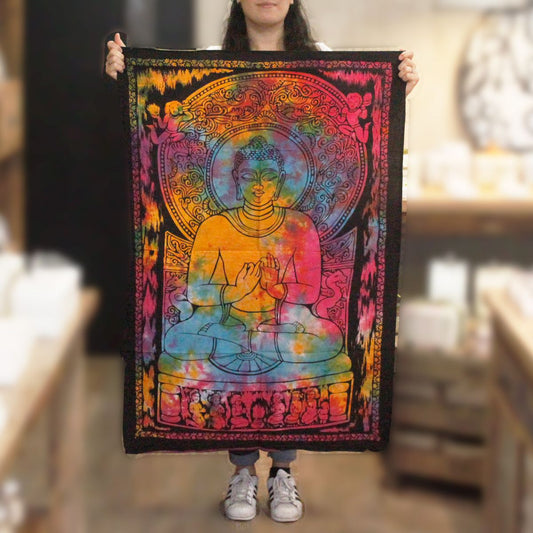 Wandtuch – Baumwolle friedlicher Buddha