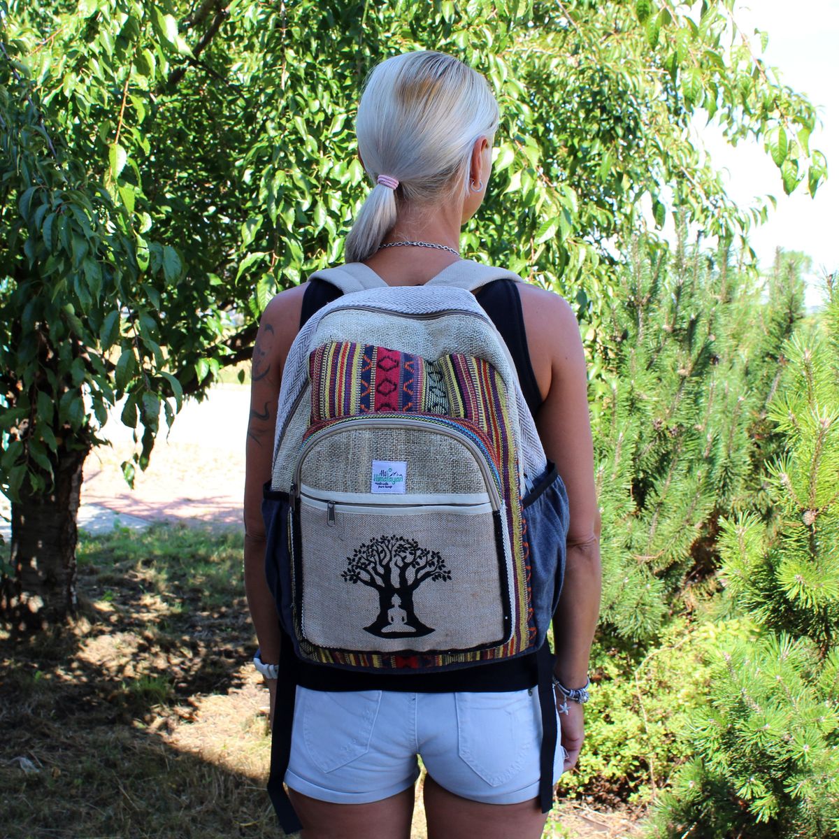 Rucksack – Hanf Bodhi-Baum – groß