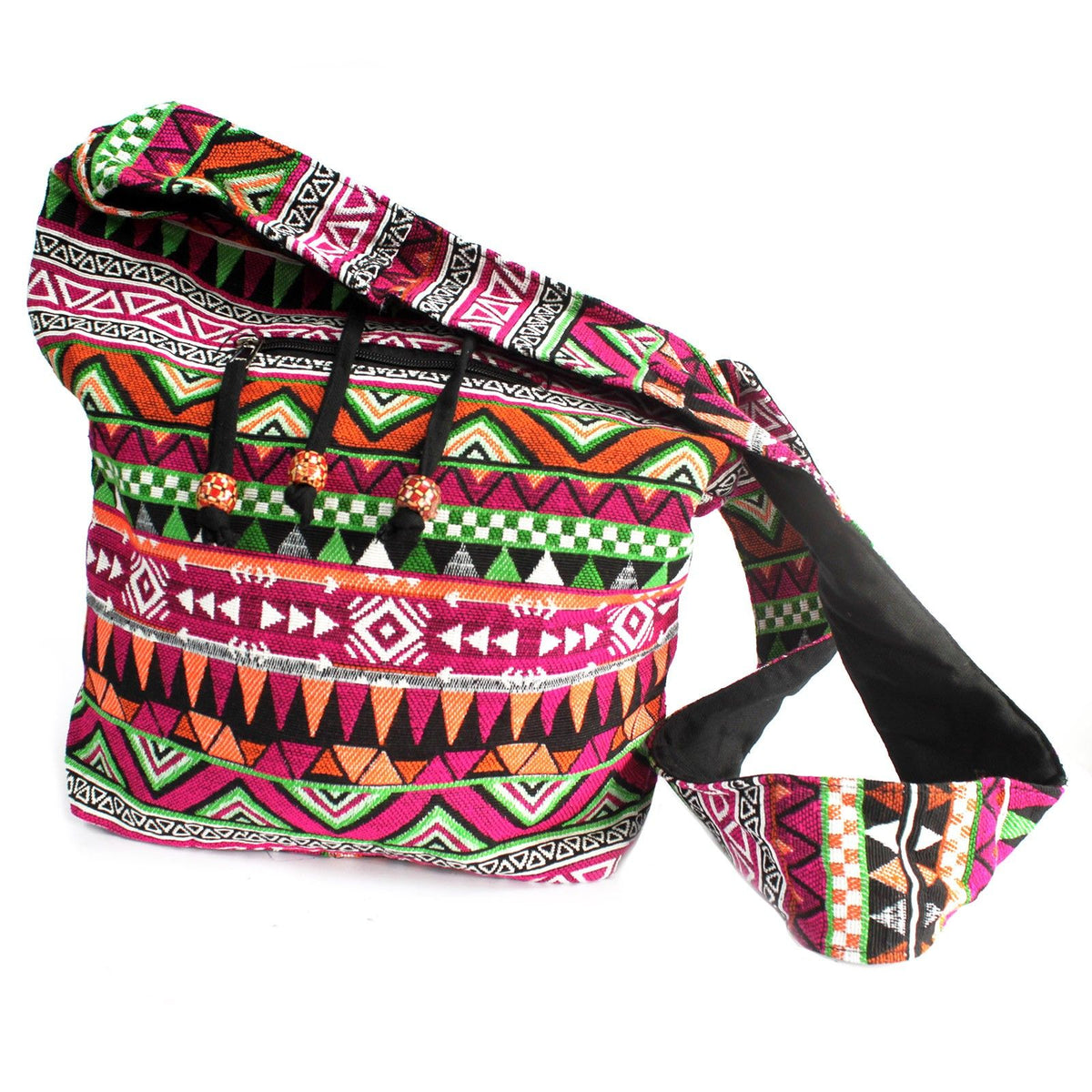 Schulrucksack – Jacquard – Rosa