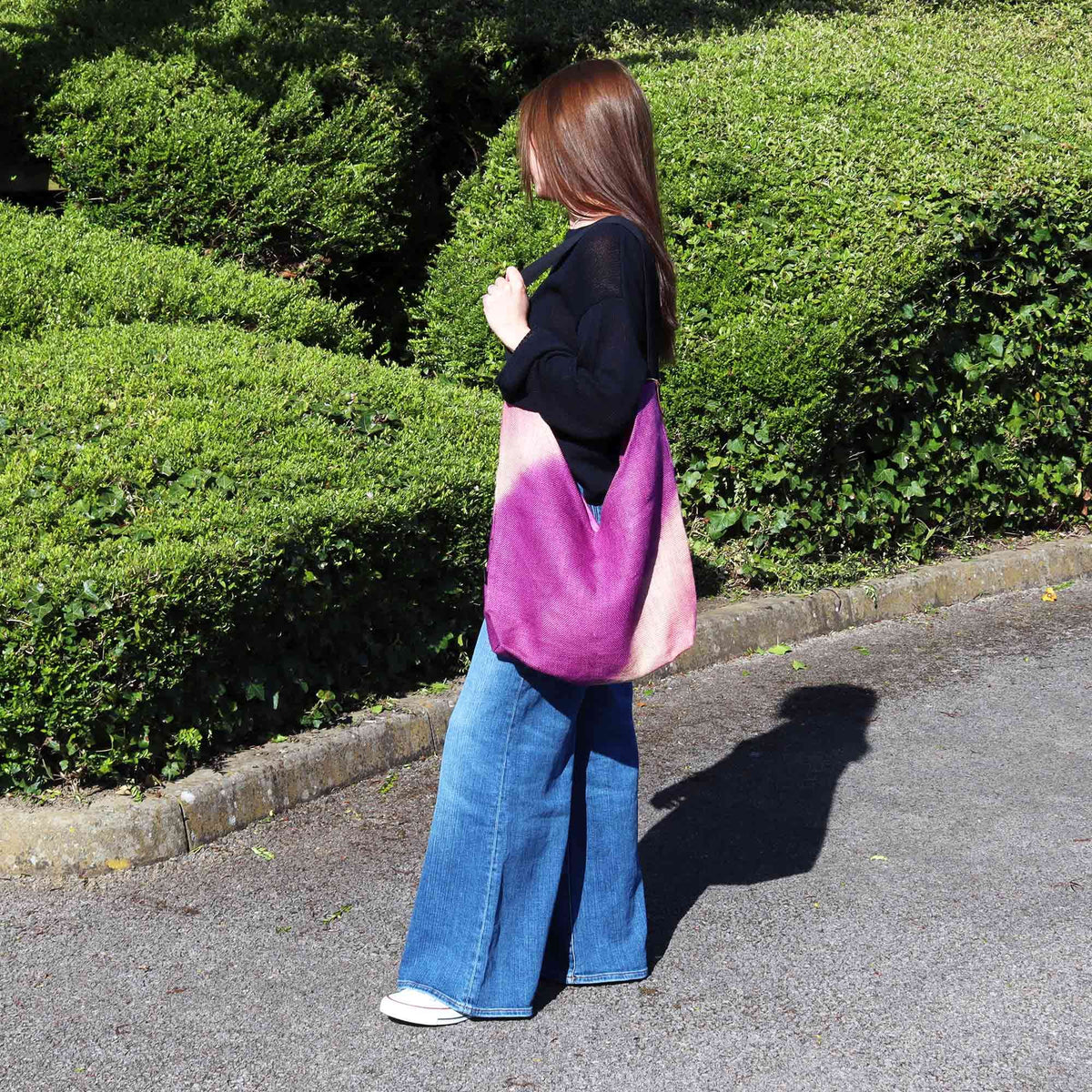 Schultertasche Soft Blend – Fuchsia