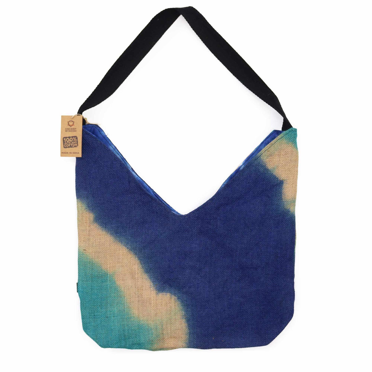 Schultertasche Soft Blend – Jeansblau