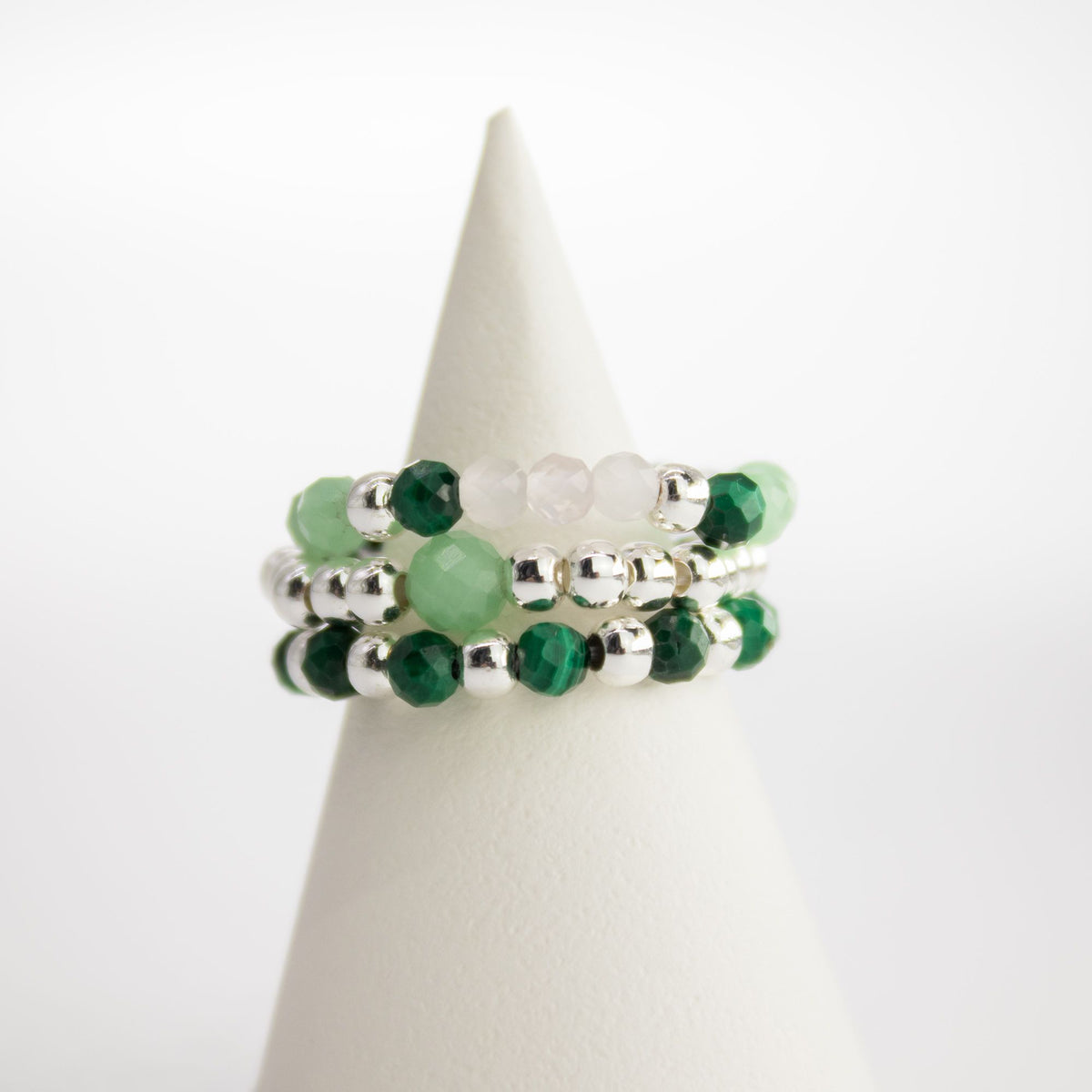 Ring-Set – Edelstein Nymph Spirit – Forest Spirit