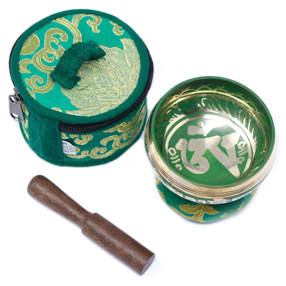 Klangschalen-Set – mini grün