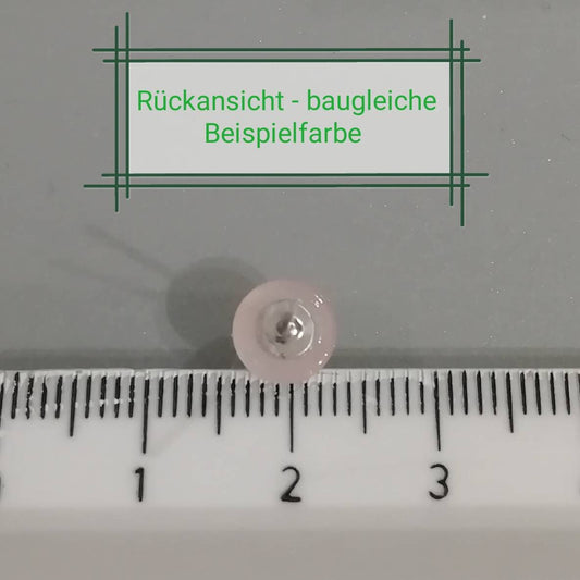 Ohrstecker „Matt Grau“ – 7 mm