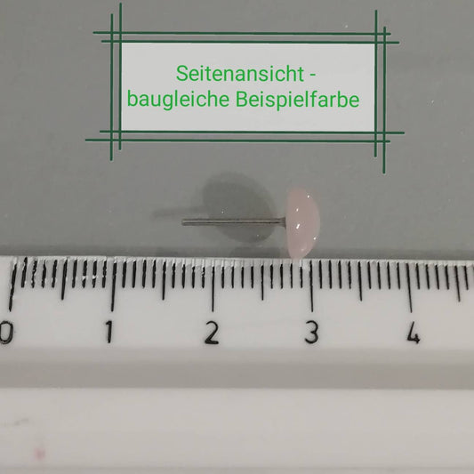 Ohrstecker „Schimmernd Hellgrün“ – 7 mm