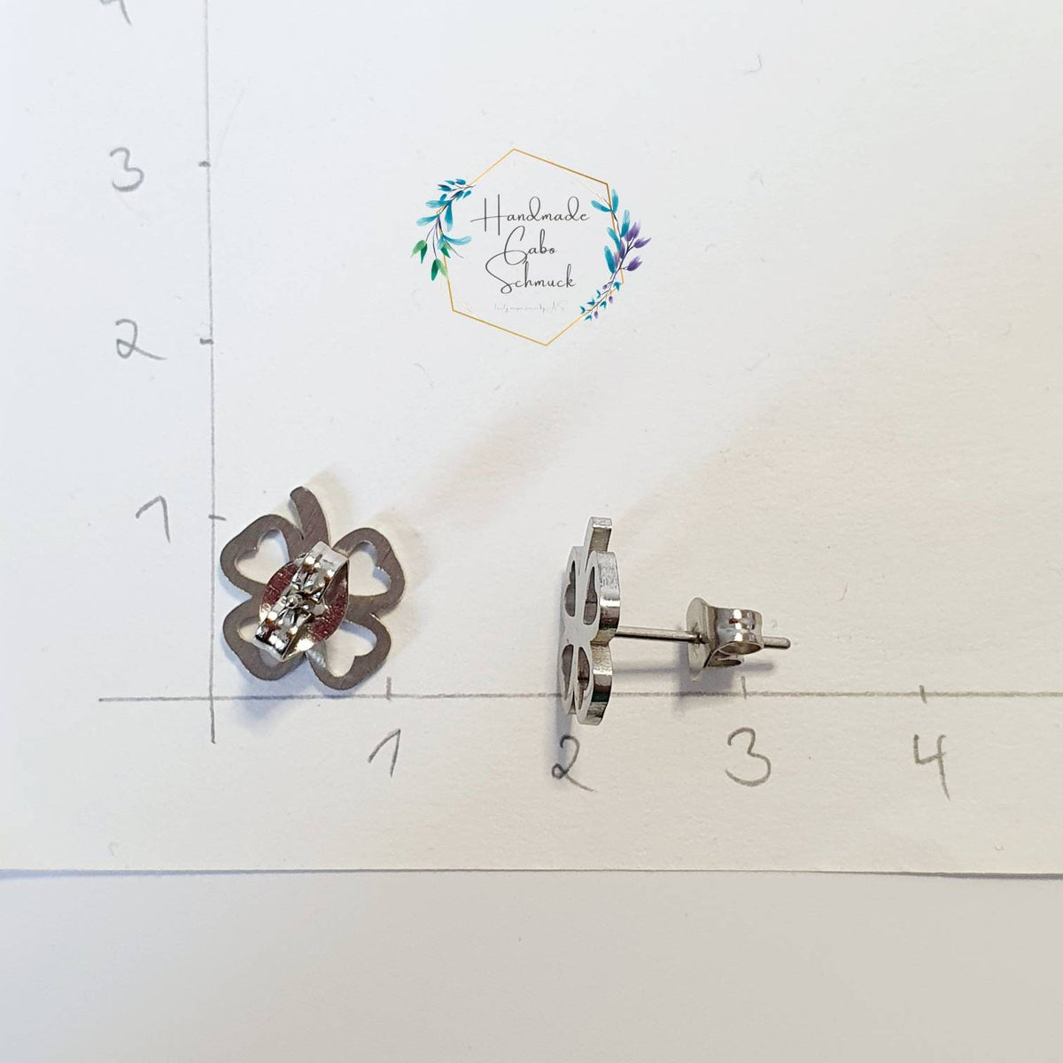 Ohrstecker „Kleeblatt“