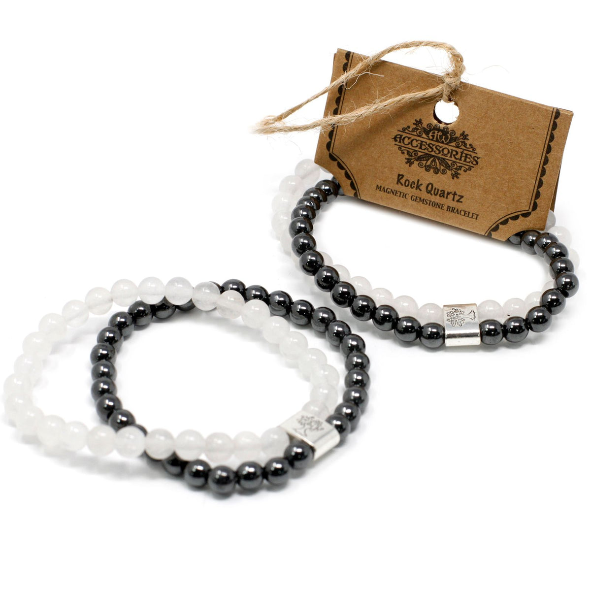 Armband – Magnet-Edelstein Bergkristall