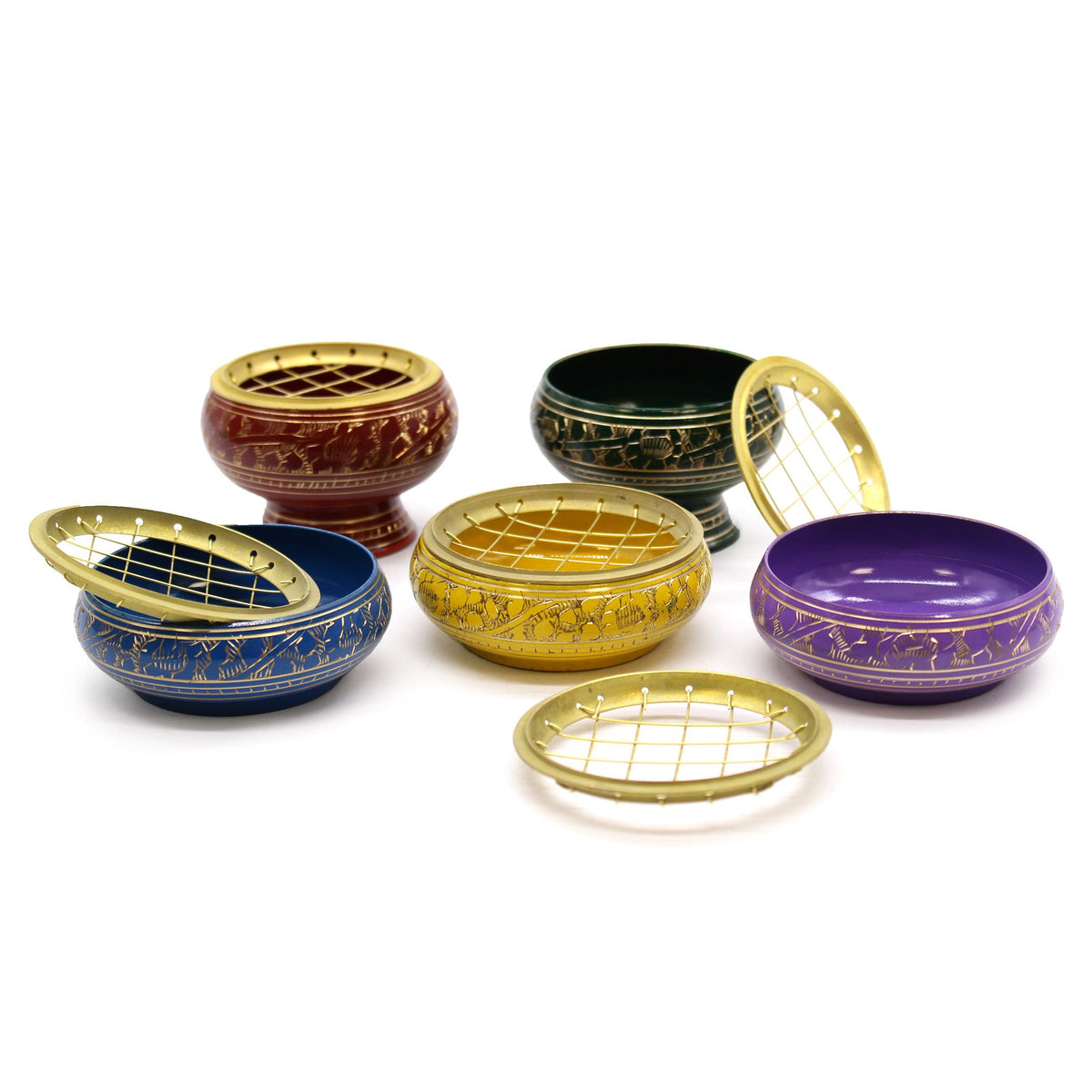 Räuchergefäß – Chakra Holzkohle Hals