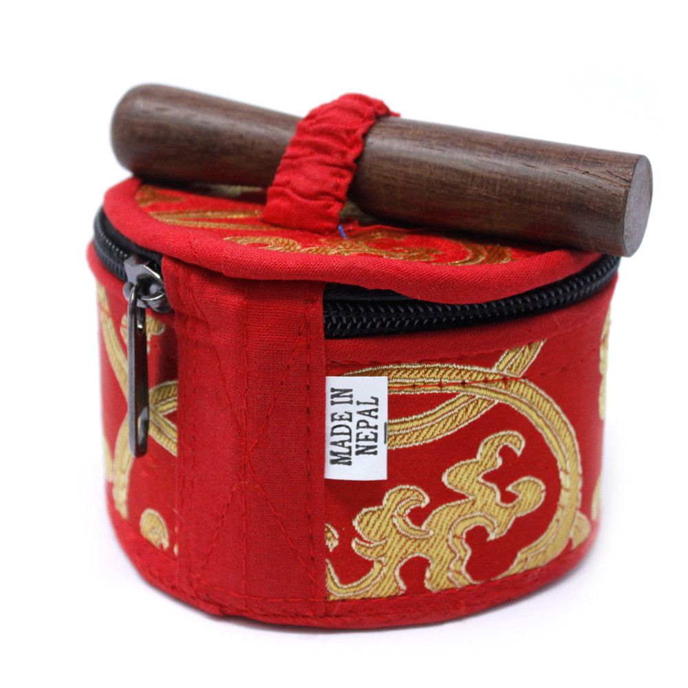 Klangschalen-Set – mini rot