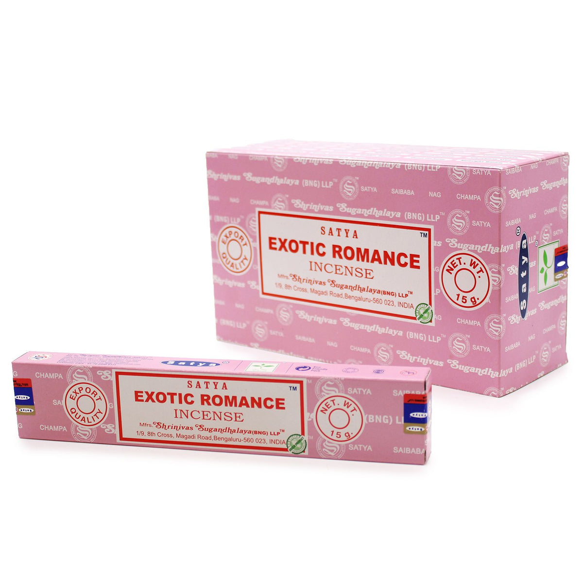 Räucherstäbchen – Satya Exotic Romance – 15 g