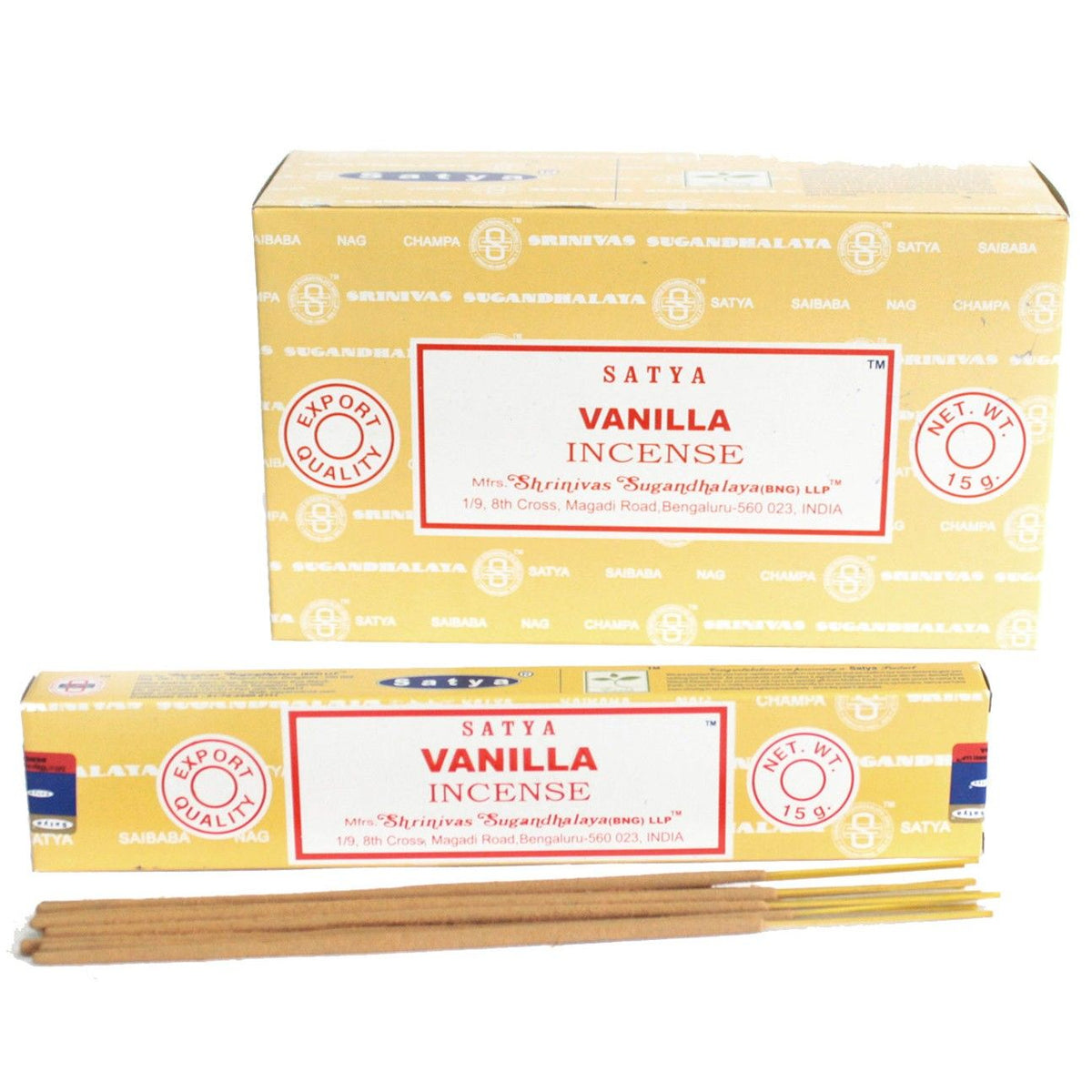 Räucherstäbchen – Satya Vanille – 15 g