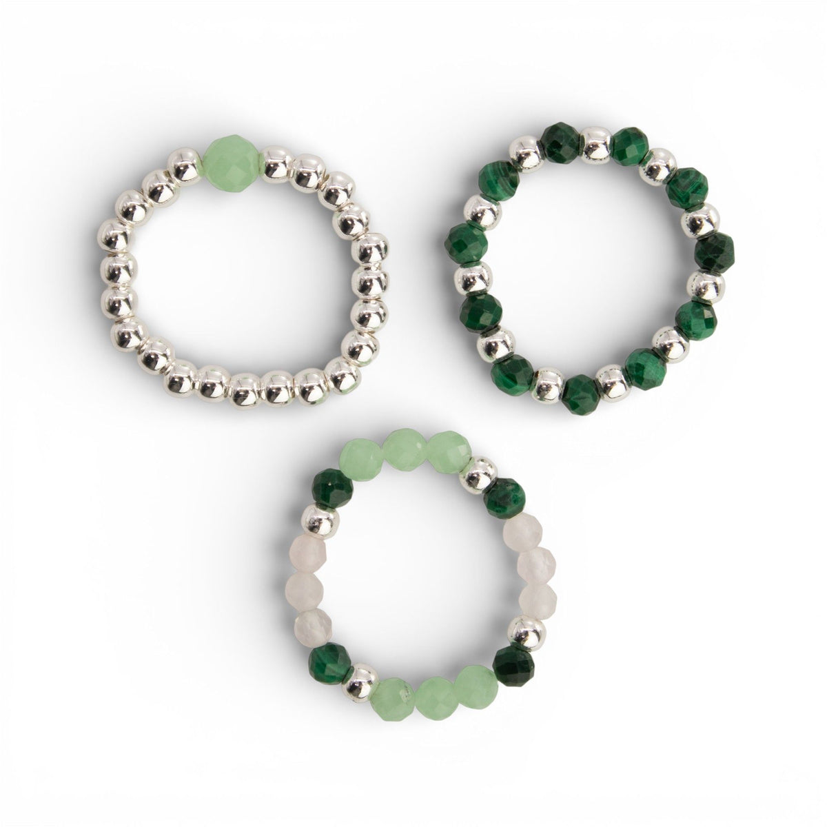 Ring-Set – Edelstein Nymph Spirit – Forest Spirit