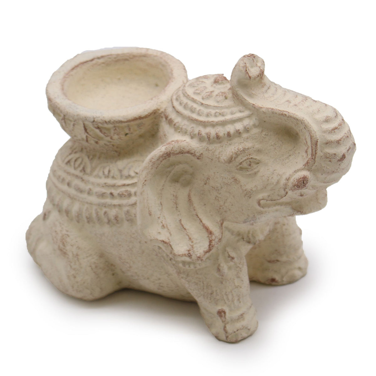 Räuchergefäß – Elefant creme