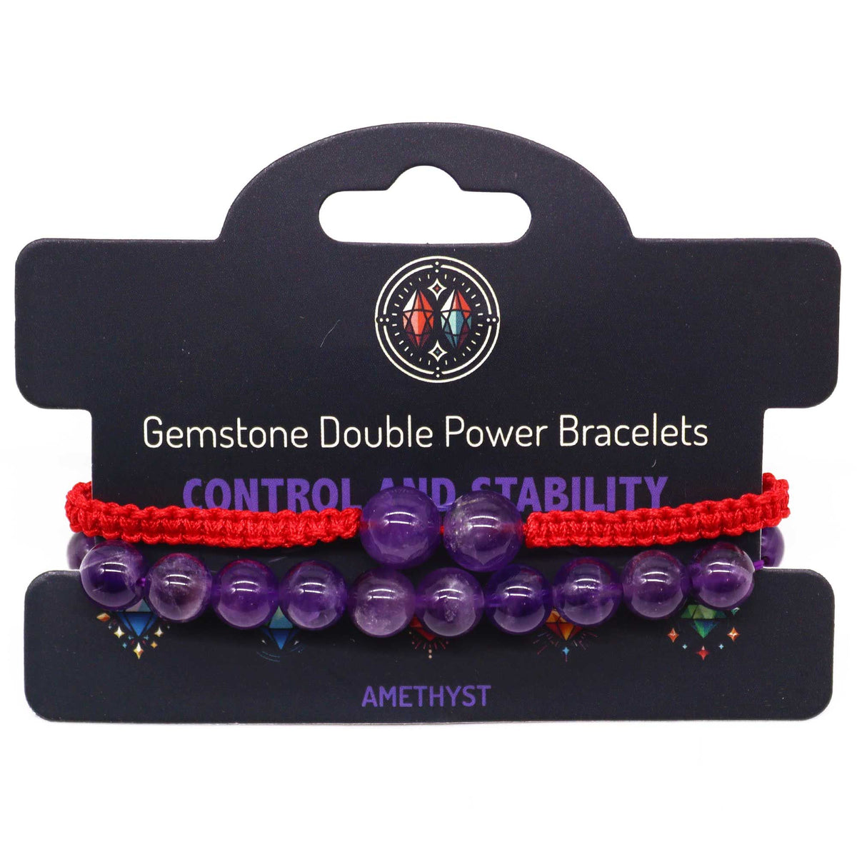 Armband – Edelstein Doppelkraft – Amethyst