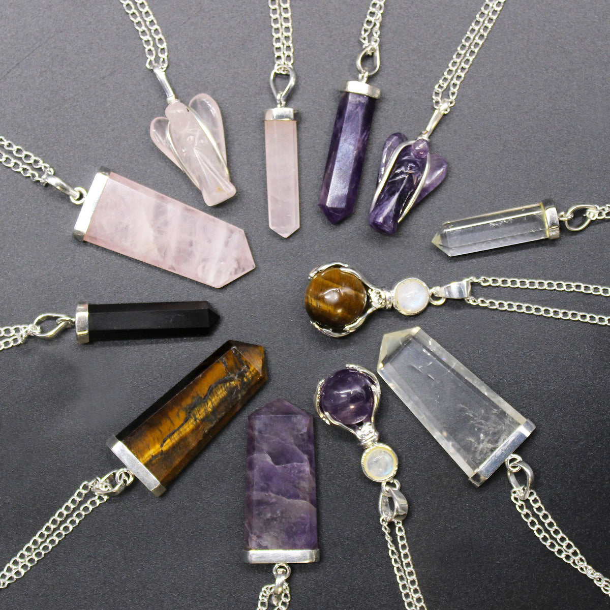 Anhänger – Edelstein Stift Amethyst