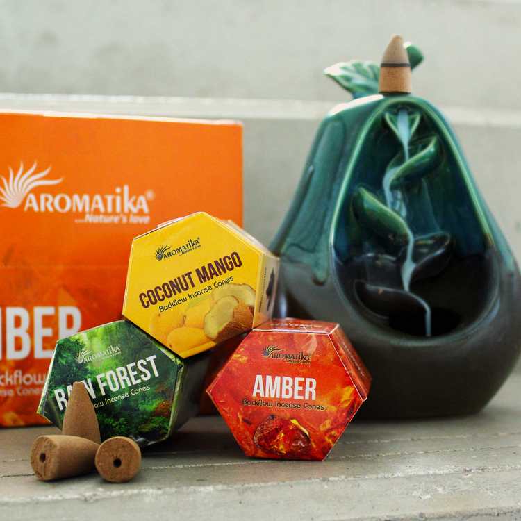 Rückfluss-Räucherkegel