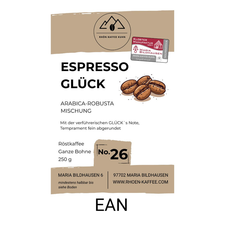 Rhön Kaffee Espresso Glück