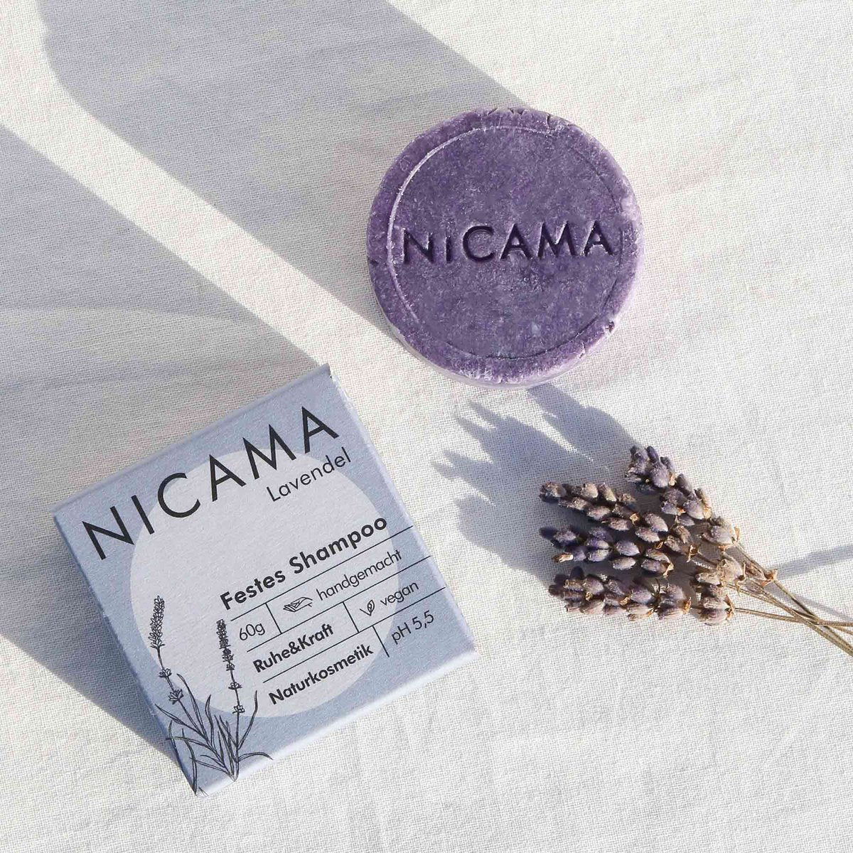 Festes Shampoo - Lavendel | NICAMA