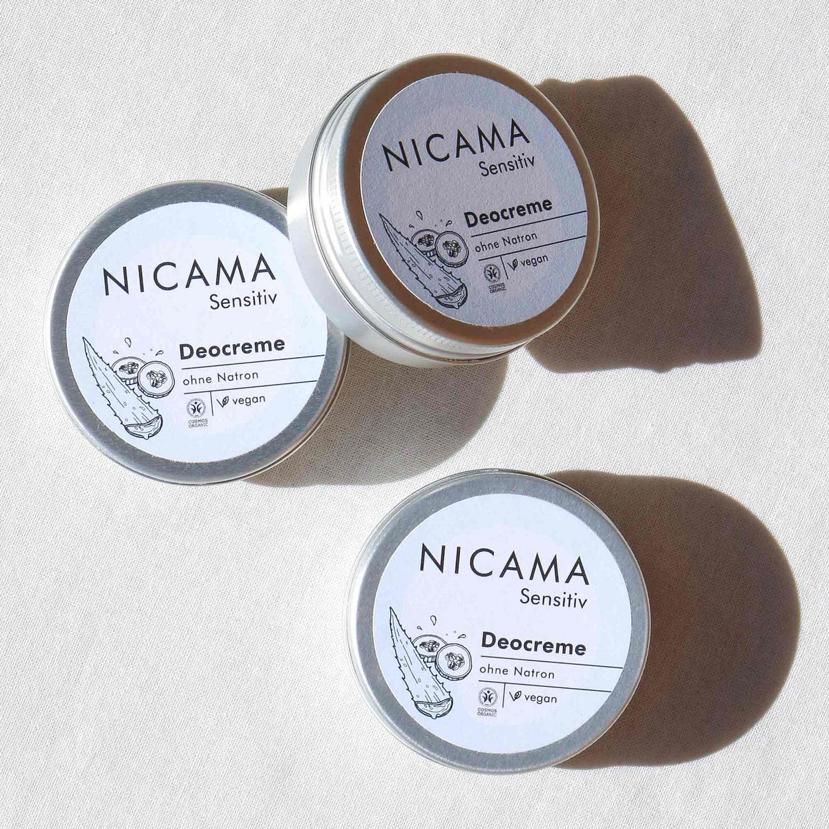 Deocreme - Sensitiv (ohne Natron) - 45 g | NICAMA