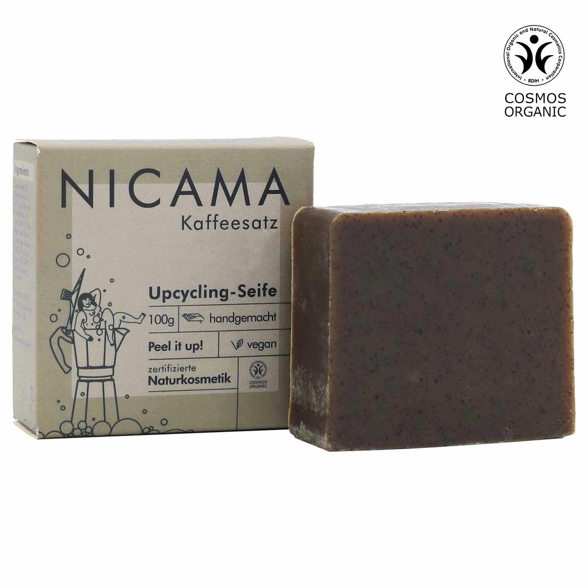 Upcycling-Seife - Kaffeesatz | NICAMA