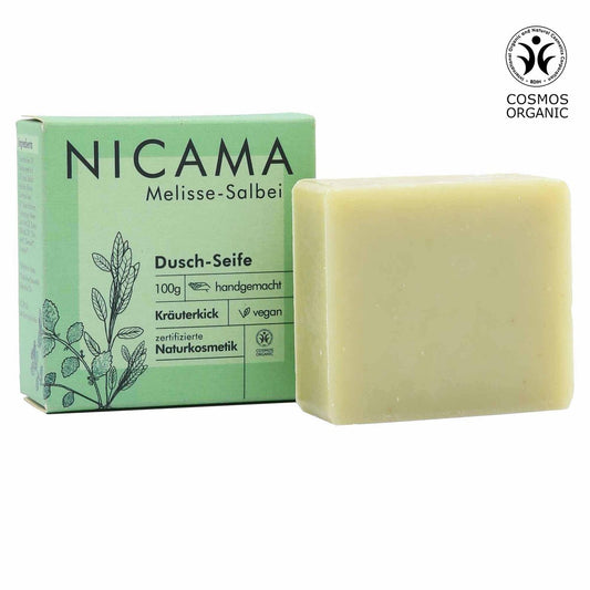 Duschseife - Melisse-Salbei - 100 g | NICAMA