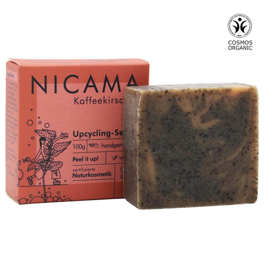 Upcycling-Seife - Kaffeekirsche (Peeling) - 100 g | NICAMA