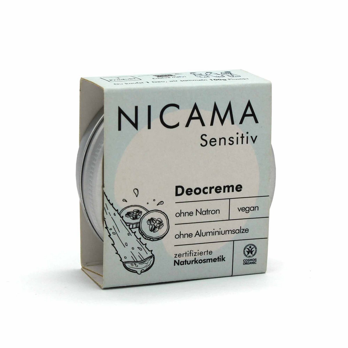 Deocreme - Sensitiv (ohne Natron) - 45 g | NICAMA