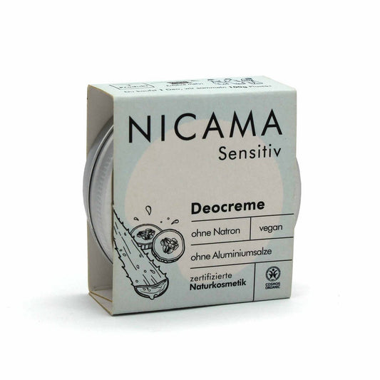 Deocreme - Sensitiv (ohne Natron) - 45 g | NICAMA