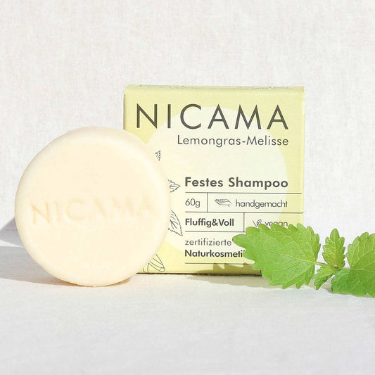 Festes Shampoo - Lemongras-Melisse (Bio) - 60 g | NICAMA
